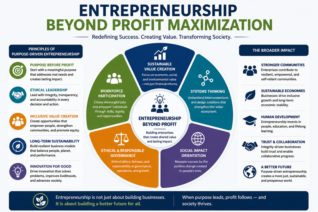 Entrepreneurship Beyond Profit Maximization